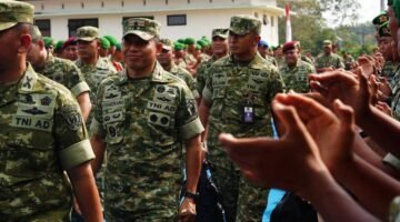 Peran Sentral Danpuslatpur Polsan Situmorang Mengawal Kesiapan Yonif TP 892 di Kunjungan Menhan