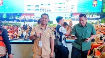 Hadiri Rakornas Nasional, Wabup Rohil Jhony Charles Tegaskan Komitmen Dukung Program Pembangunan Pusat–Daerah