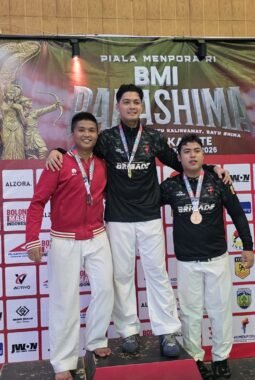 Anggota Gegana Brimob Riau Sabet Perak di Kejurnas Karate Piala Menpora 2026