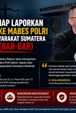 Lembaga Bantuan Hukum (LBH) Josal Bantu Rakyat Siap Laporkan Abu Janda ke Mabes Polri, Tokoh Minang: Jangan Hina Martabat Masyarakat Sumbar