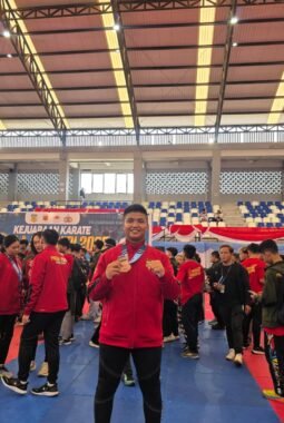 Personel Satbrimob Polda Riau ukir Prestasi di Kejurnas Karate Kapolri 2026