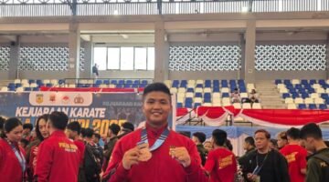 Personel Satbrimob Polda Riau ukir Prestasi di Kejurnas Karate Kapolri 2026